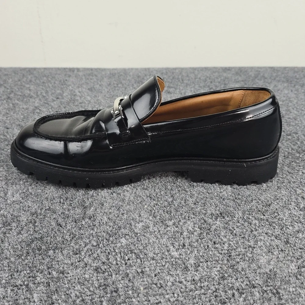 Thursday Boot Company Black Leather Loafer Dress Shoes Horsebit Men's Size 10.5